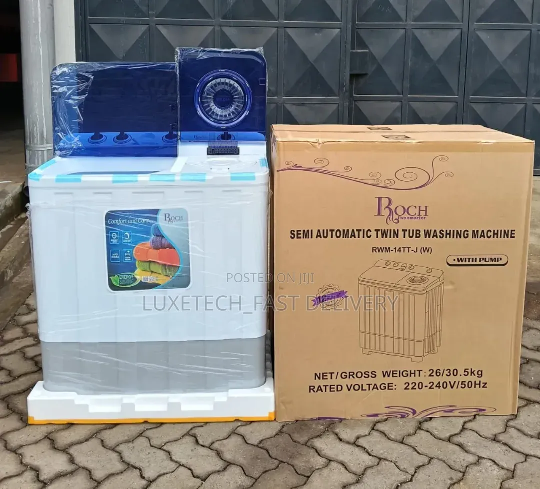 Roch Semi-Automatic Washing Machine 14kg Twin Tub