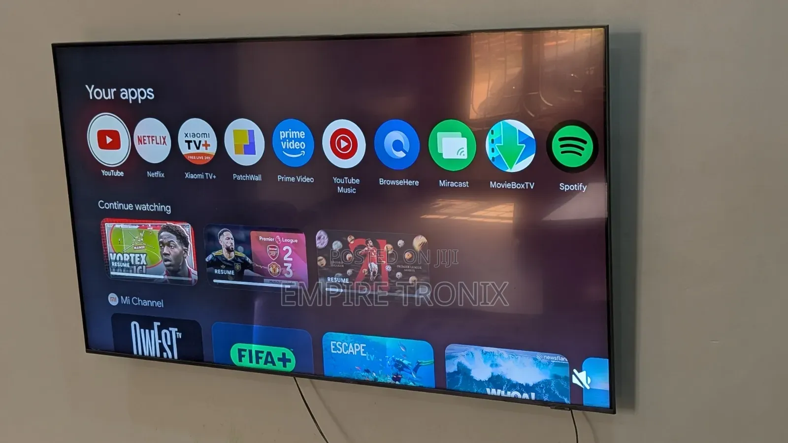 Samsung 65au8100 Smart 4k TV
