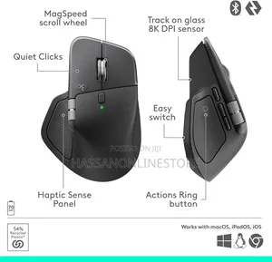 Logitech MX Master 4 Wireless Mouse - Black