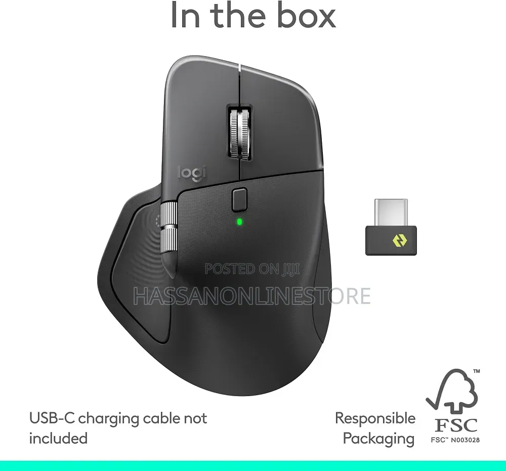 Logitech MX Master 4 Wireless Mouse - Black