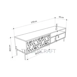 Dionysos TV Stand Retro Grey