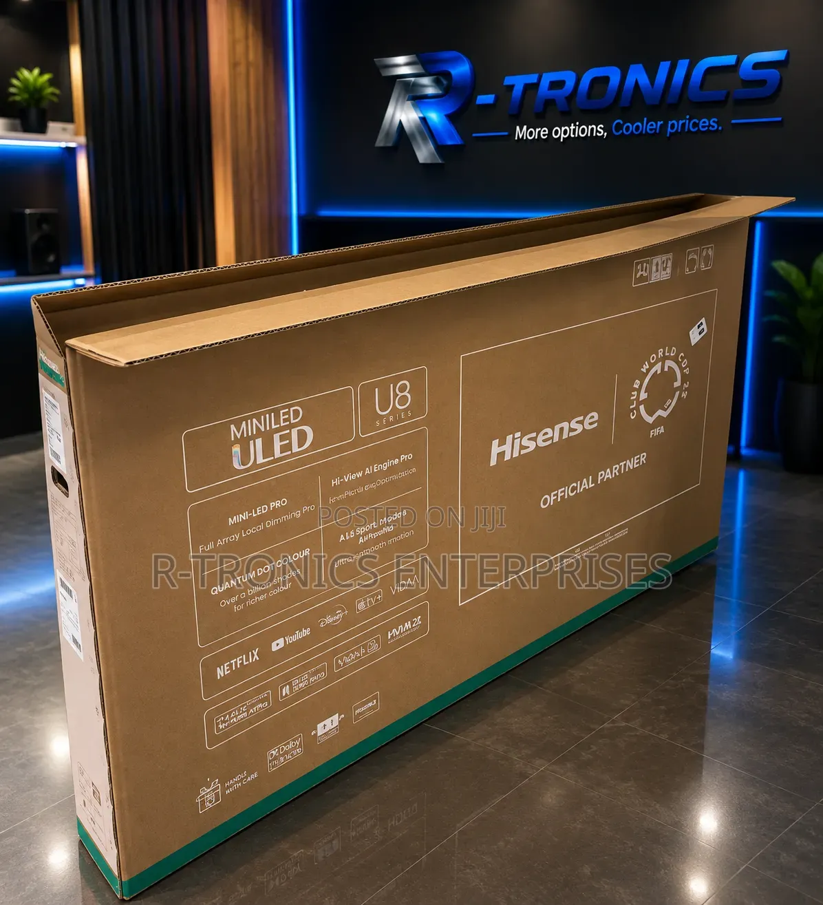 55inch Hisense U8 Series — Mini-Led Uled 4k Smart TV