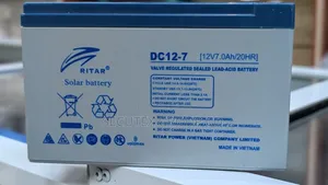 RITAR DC12-7 12V 7Ah Sealed Lead-Acid Solar Battery