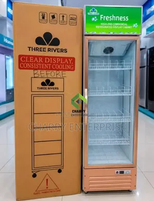 Three Rivers Showcase Fridge 300L Beverage Cooler Ya Biashara