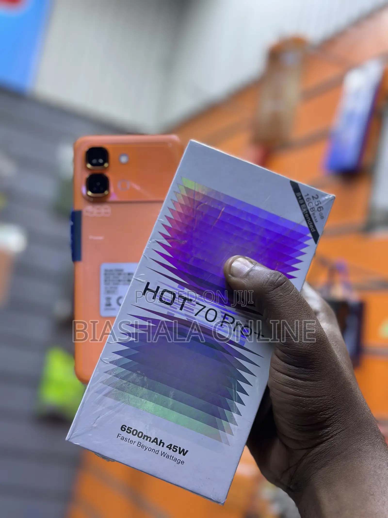New Infinix Hot 70 Pro 5G+ 256 GB Orange