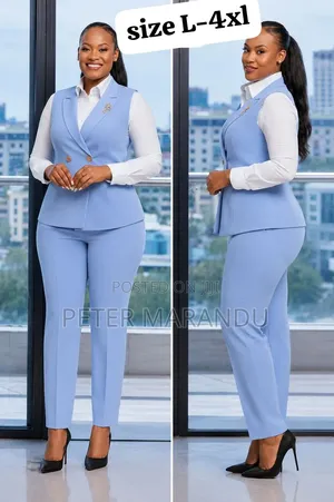 Suti Za Kike Za Nguvu (Women's Vest Suit Sets)