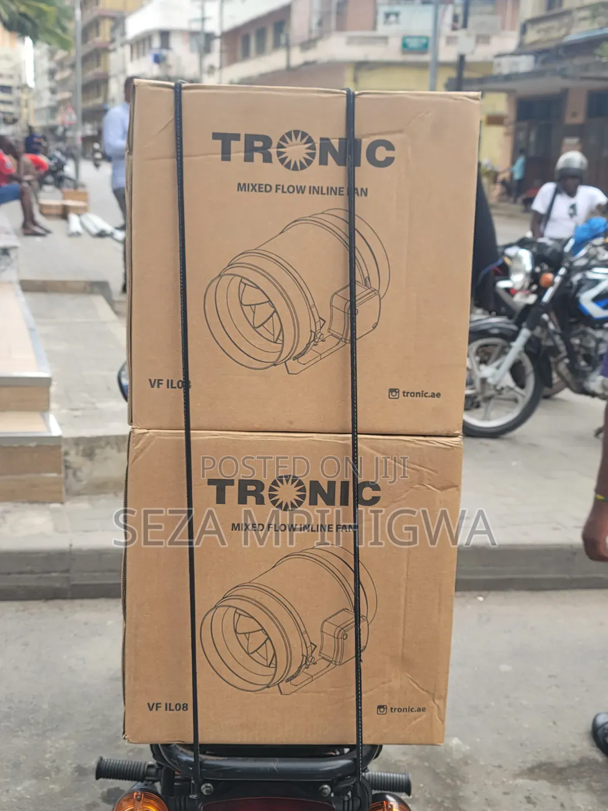Tronic in-Line Duct Exhaust Fan 8-Inch (Model: VF IL08