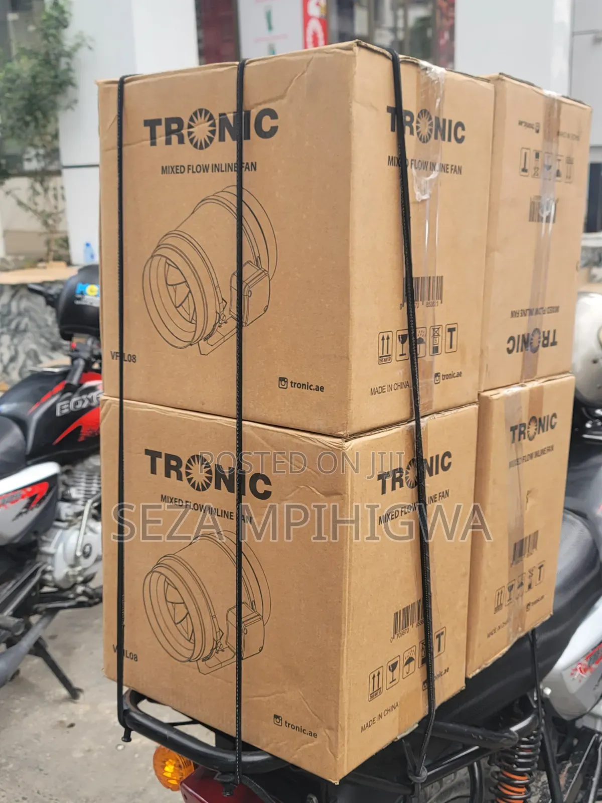 Tronic in-Line Duct Exhaust Fan 8-Inch (Model: VF IL08