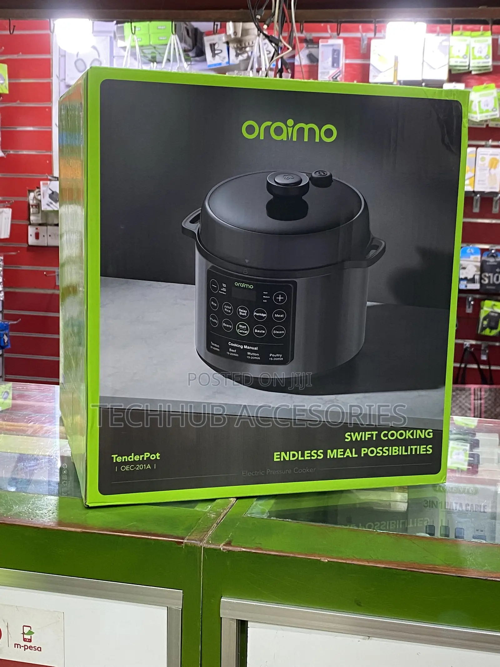 Oraimo TenderPot 6l 1000w Electric Pressure Cooker