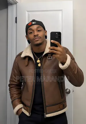Men's Shearling Leather Jackets)