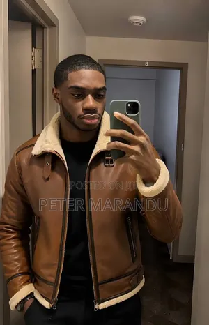 Men's Shearling Leather Jackets)