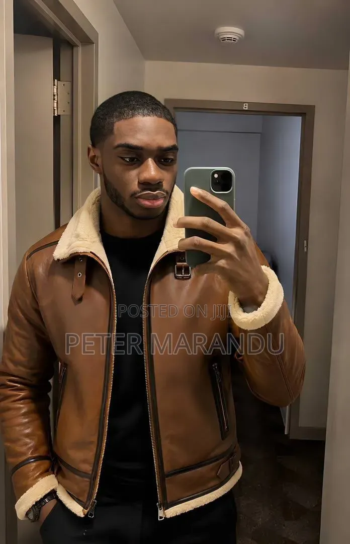 Men's Shearling Leather Jackets)