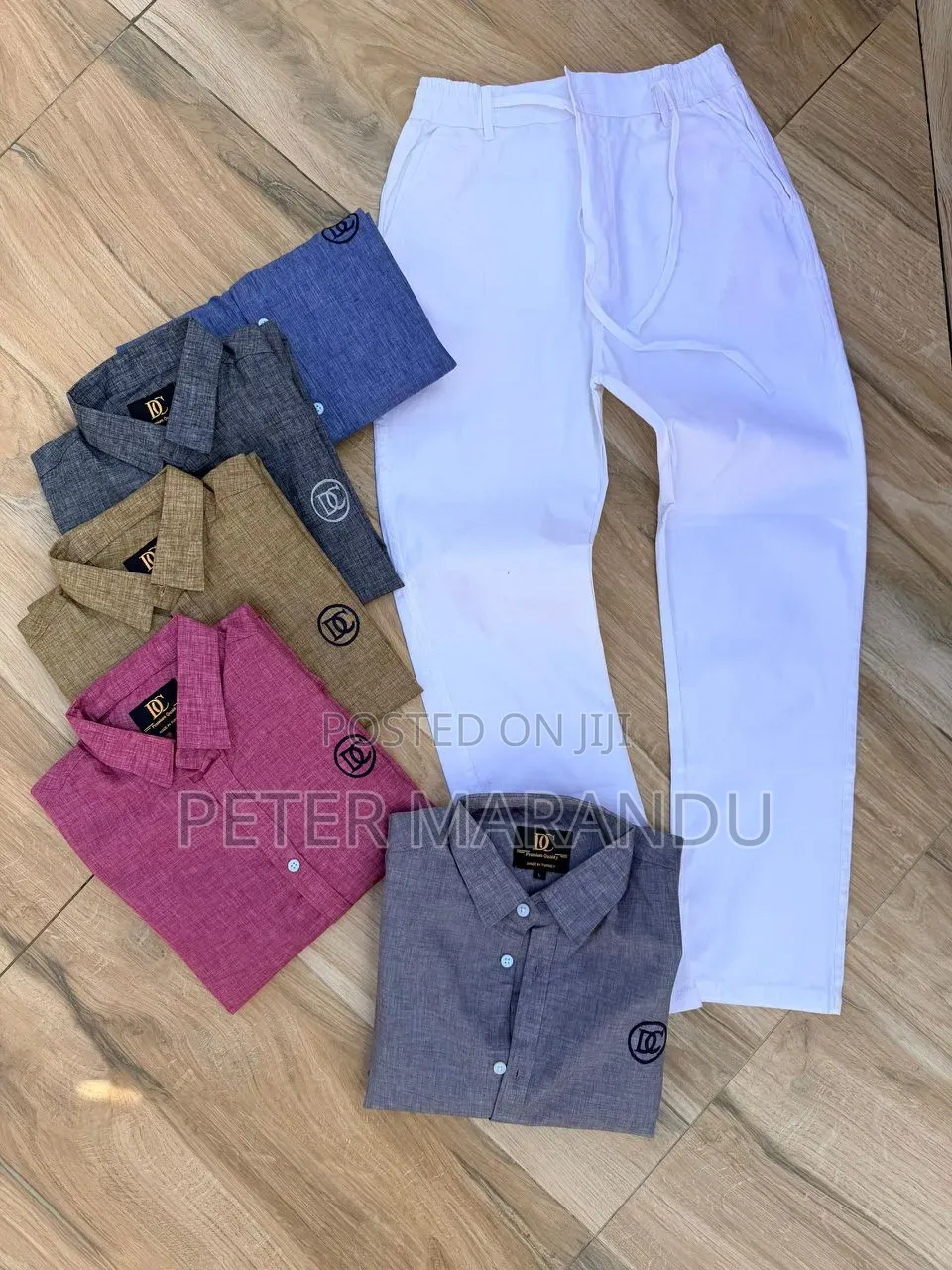 (Premium 2-Piece Linen Blend Smart Casual Sets)