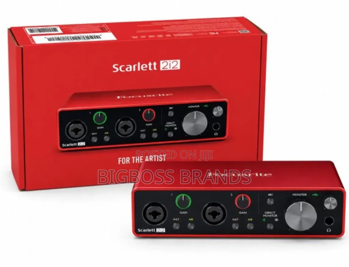 Focusrite Scarlett 2i2 (3rd Gen) USB Audio Interface