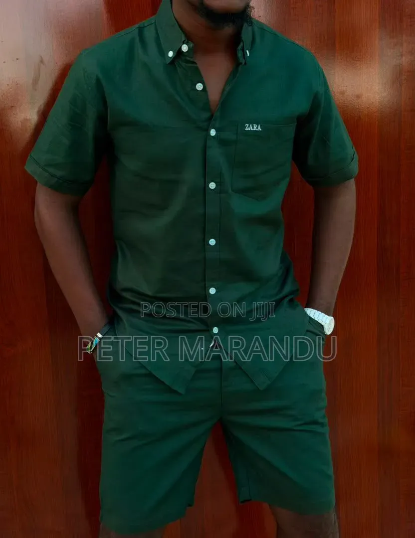 Men's ZARA 2-Piece Short Set)