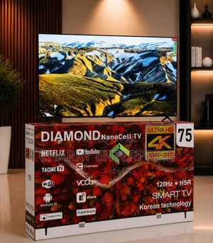Diamond NanoCell TV Inch 75" Android UHD 4K Smart TV Korean Technology