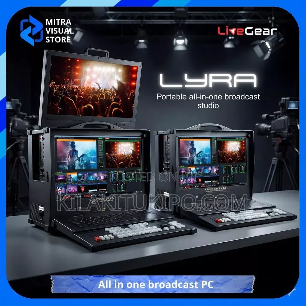 Live Gear Lyra Ultimate Portable All in One Broadcast Studio PC
