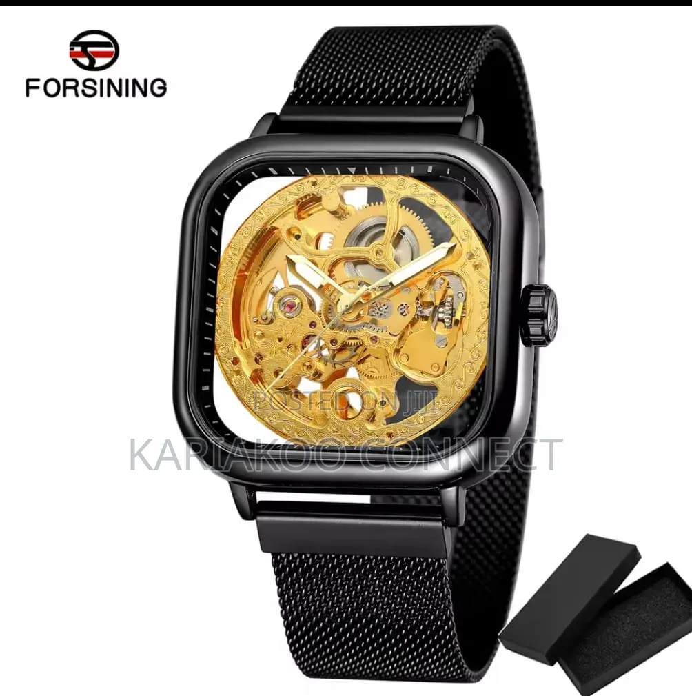 Black Gold Fossil Watch