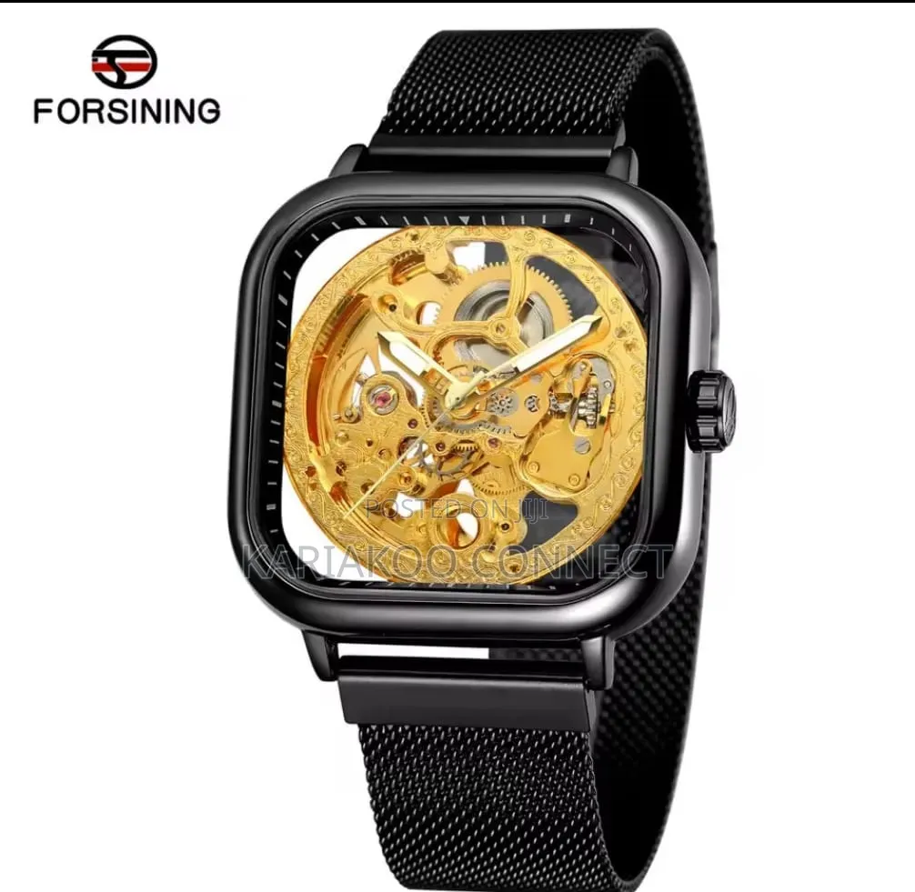 Black Gold Fossil Watch