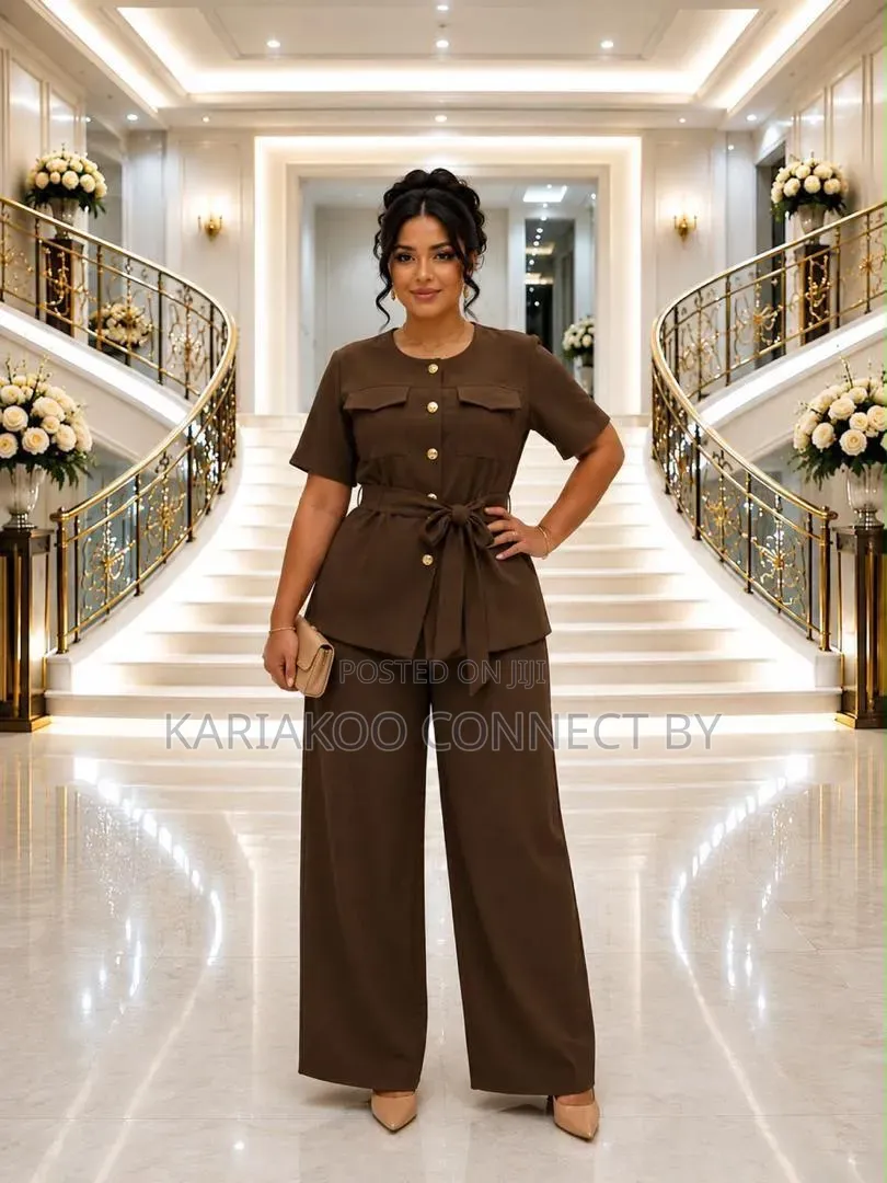 Women's 2-Piece Short Sleeve Safari Style Suit Set🔥👗
