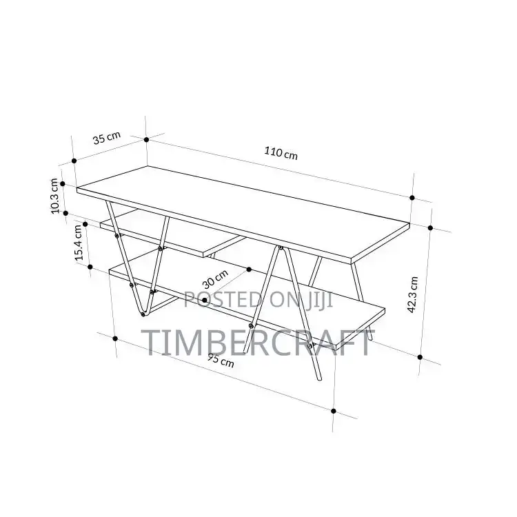 Essel TV Unit Sapphire Oak