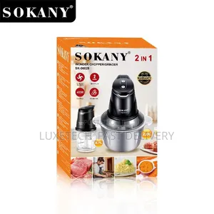 Sokany 2-in-1 Mini Wonder Chopper for Meat, Vegetables, and Sauces