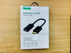 UGREEN DisplayPort to HDMI Female Converter, 4K@30Hz, 10M Cable