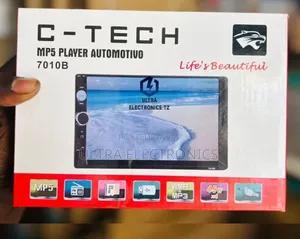 C-Tech Mp5 Car Radio Audio and Video Player for Automotive