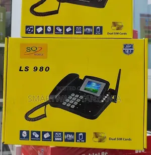 SQ Mobile LS 980 Dual SIM Corded Phone With FM Radio and Color Display
