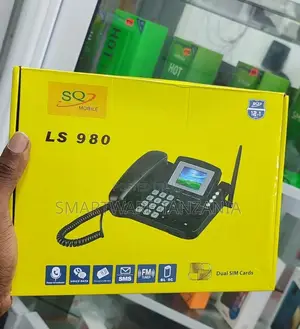 SQ Mobile LS 980 Dual SIM Corded Telephone With FM Tuner and Display
