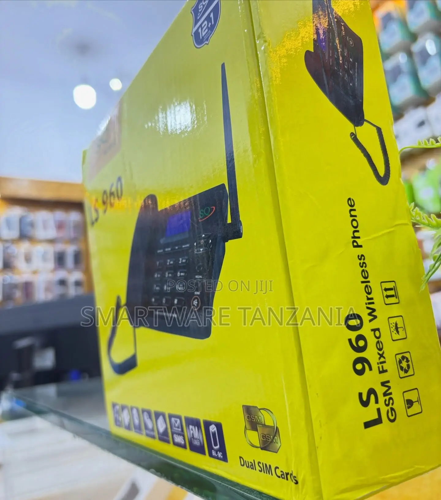 SQ Mobile LS 980 Dual SIM Corded Telephone With FM Tuner and Display