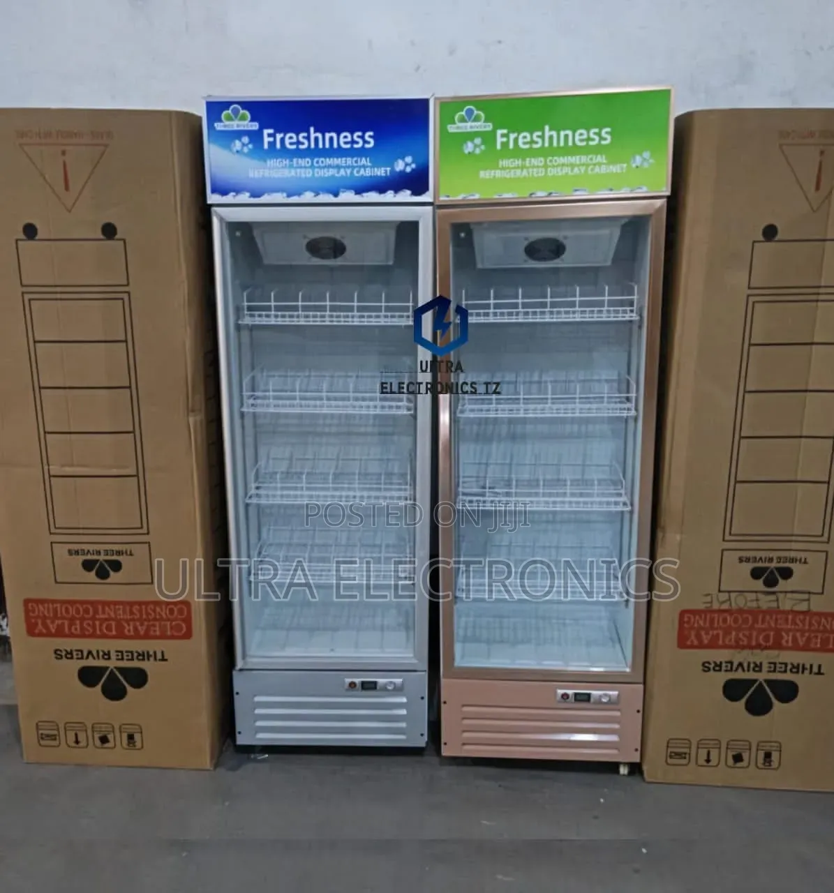 Three Rivers Showcase Fridge 350L Beverage Cooler
