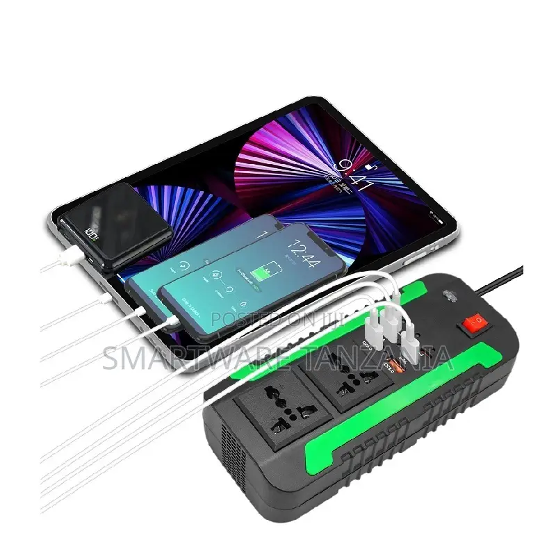 Green Lion Spark 300 Power Inverter With 2 AC Sockets and 4 USB Ports