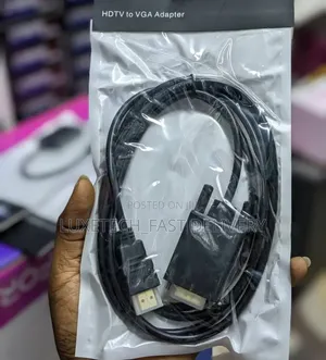 HDMI to VGA Adapter Cable – Converts Laptop, Projector to Old Monitor