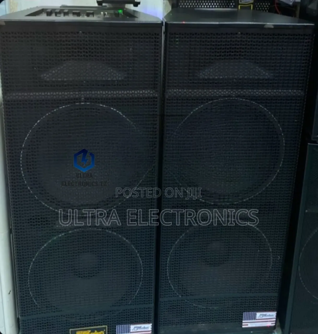 Powerful SOUNDSOFT Speakers With 12 Inch, Mixer Amplifier and 2 Mic