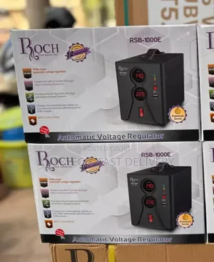 Roch Automatic Voltage Regulator 1000W –AVR Stabilizer Digital Display