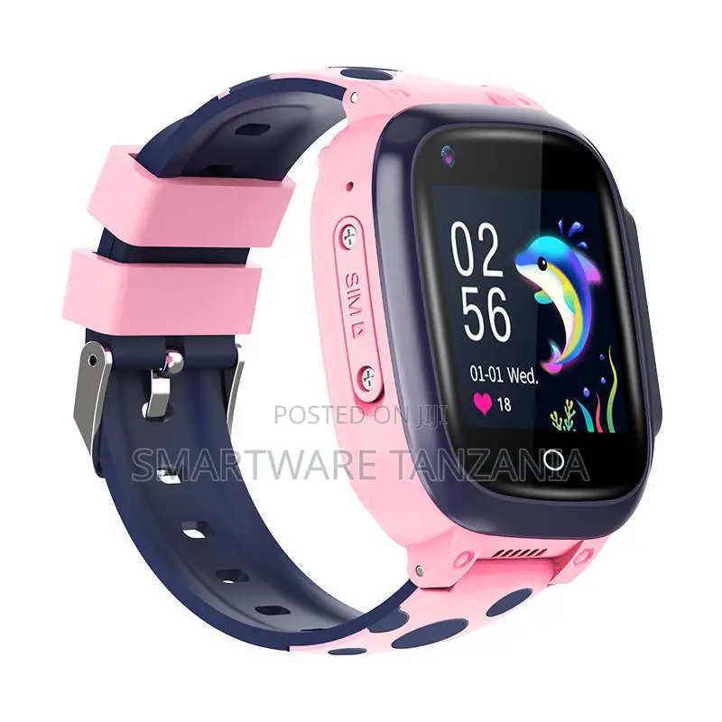 Hoco Y104 Kids Smart Watch With 4G Connectivity, GPS Tracking, Pink