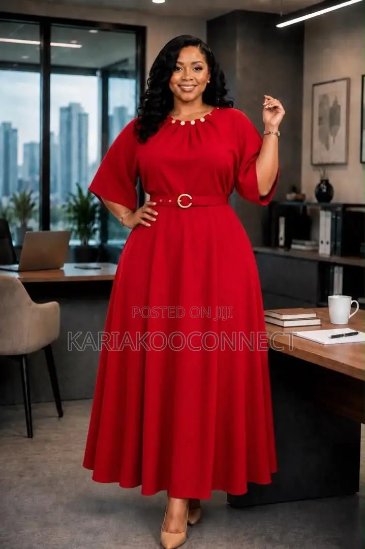 Belted Senori Flare Dres