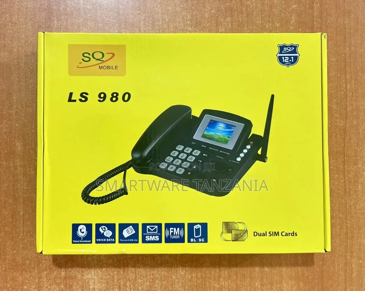 SQ Mobile LS 980 Dual SIM Corded Phone With FM Tuner and Display