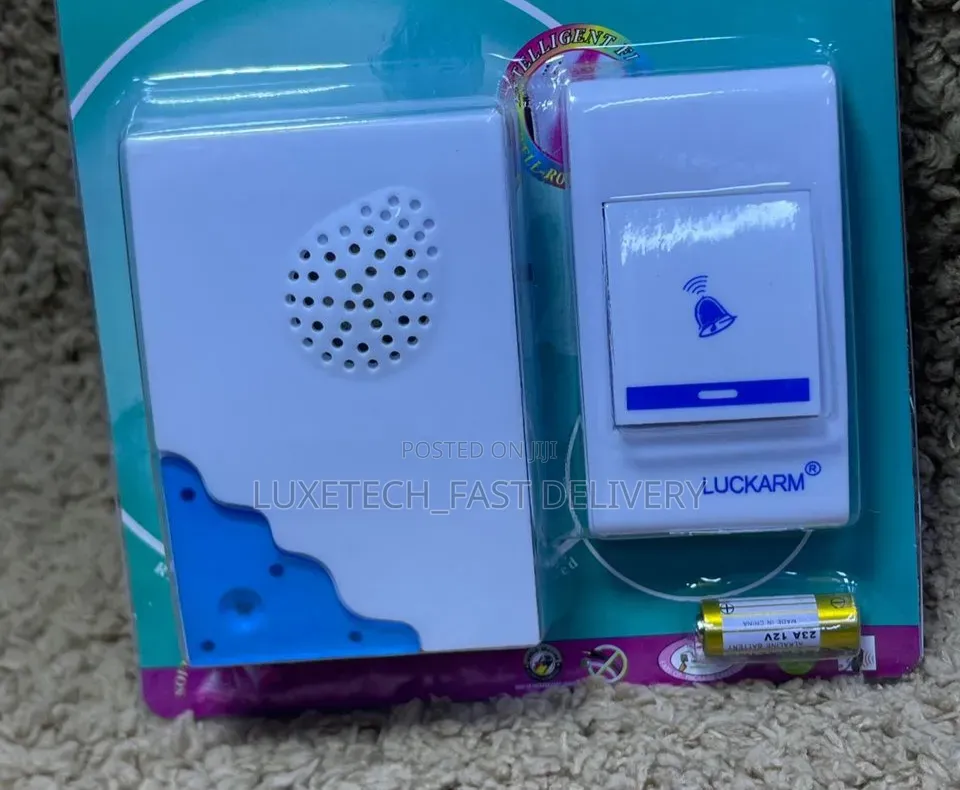 Luckarm Intelligent Wireless Remote Doorbell – 32 Melodies, 100m Range