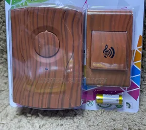 Luckarm Wood-Grain Wireless Doorbell – 20 Melodies With 80m Range