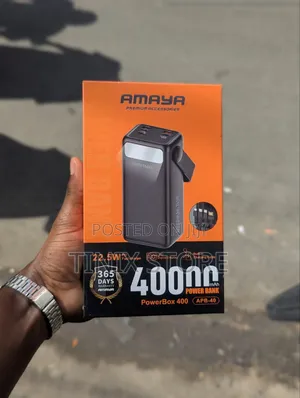 Amaya Power Bank, 40000mAh