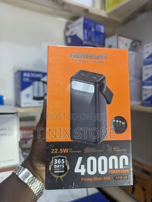 Amaya Power Bank, 40000mAh
