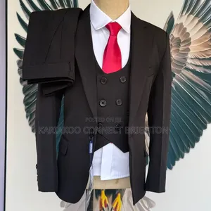 Sharp Cut Black Suit
