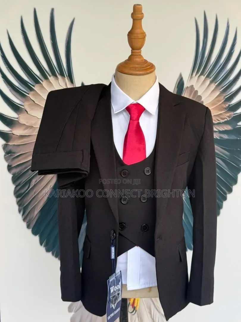 Sharp Cut Black Suit
