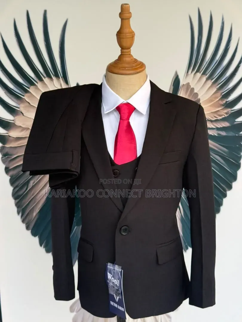 Sharp Cut Black Suit