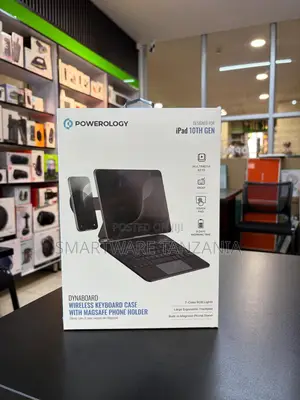 Powerology DynaBoard Keyboard Case for iPad 10th Gen With MagSafe