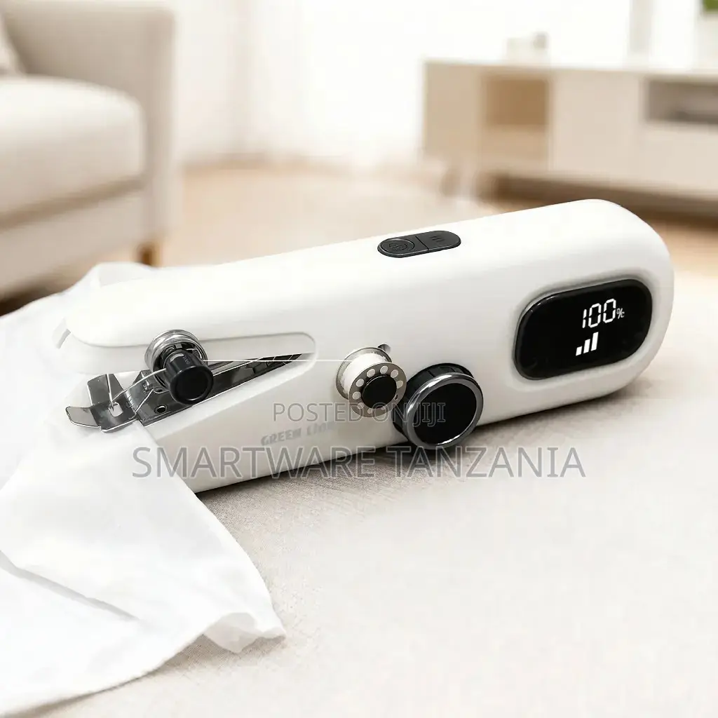 Green Lion Handheld Sewing Machine With 2000mAh, Digital Display