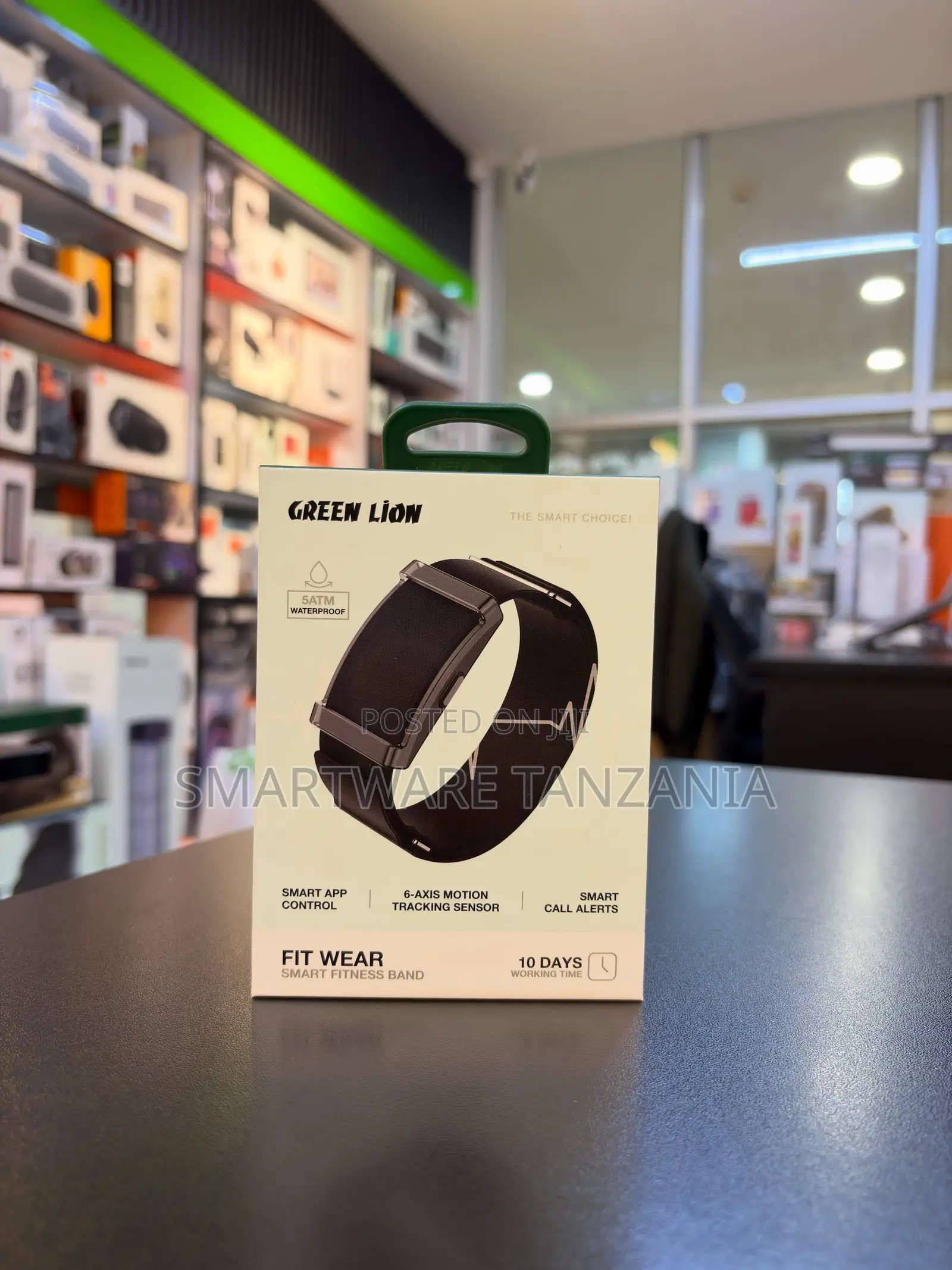 Green Lion Fit Wear Smart Fitness Band, 6-Axis Motion Tracking Sensor