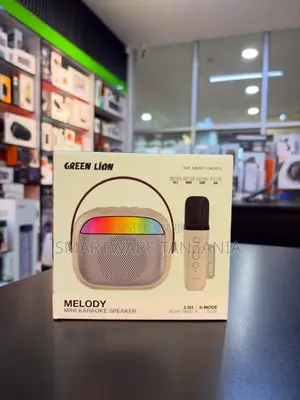 Green Lion Melody Mini Karaoke Speaker With RGB Lights, 2.5 Hours
